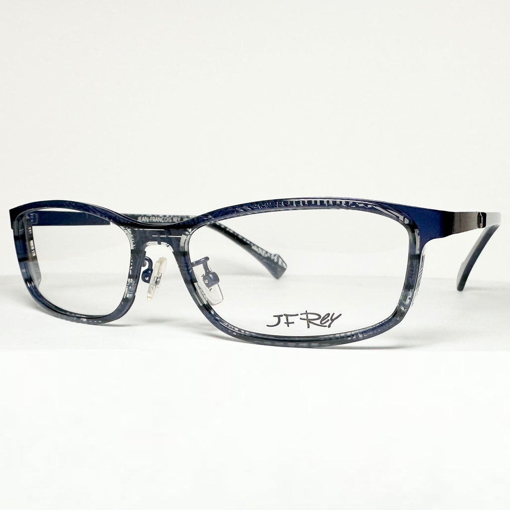 JF Rey JF2649 2020 Eyeglasses Frames in Blue Fabric/Navy - Authentic New