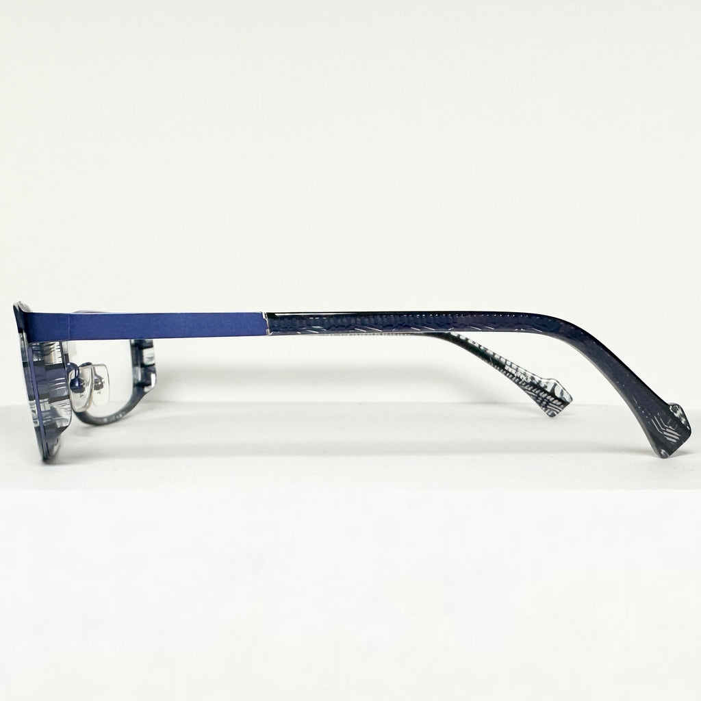 JF Rey JF2649 2020 Eyeglasses Frames in Blue Fabric/Navy - Authentic New