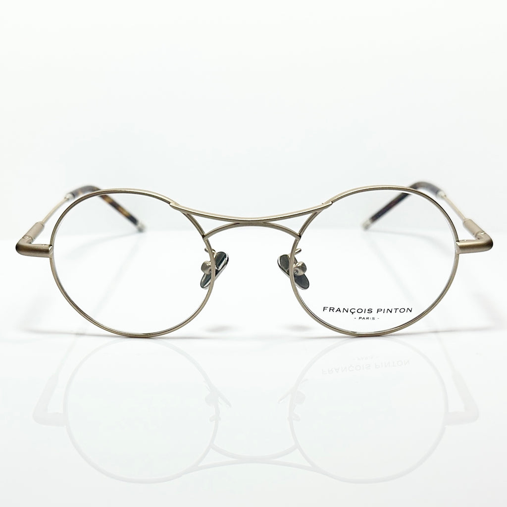 FRANCOIS PINTON NTIQUE2 EI Eyeglasses Frames in Antique Gold -  Authentic New
