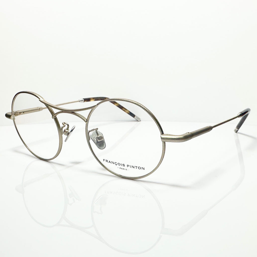 FRANCOIS PINTON NTIQUE2 EI Eyeglasses Frames in Antique Gold -  Authentic New
