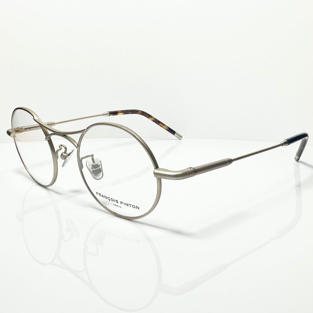 FRANCOIS PINTON NTIQUE2 EI Eyeglasses Frames in Antique Gold -  Authentic New