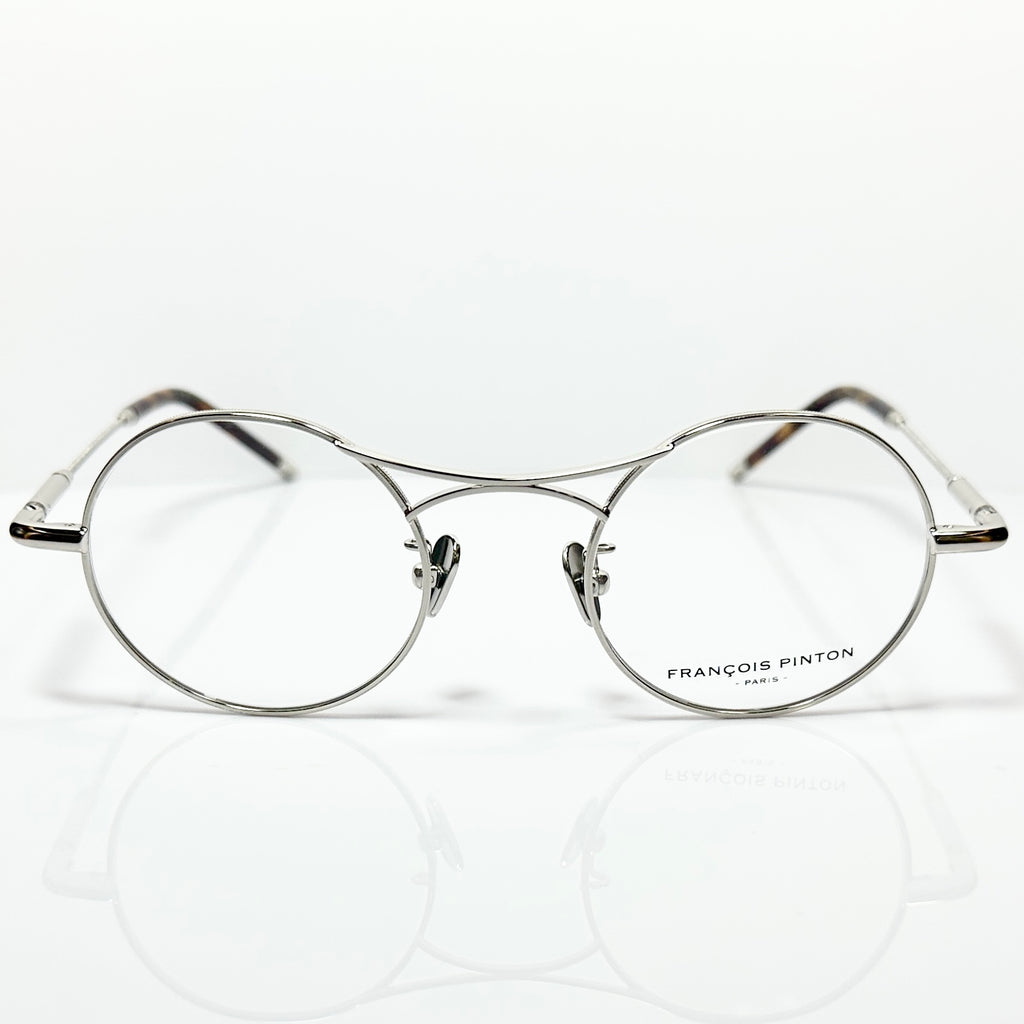 FRANCOIS PINTON ANTIQUE2 LI Eyeglasses Frames in Silver -  Authentic New