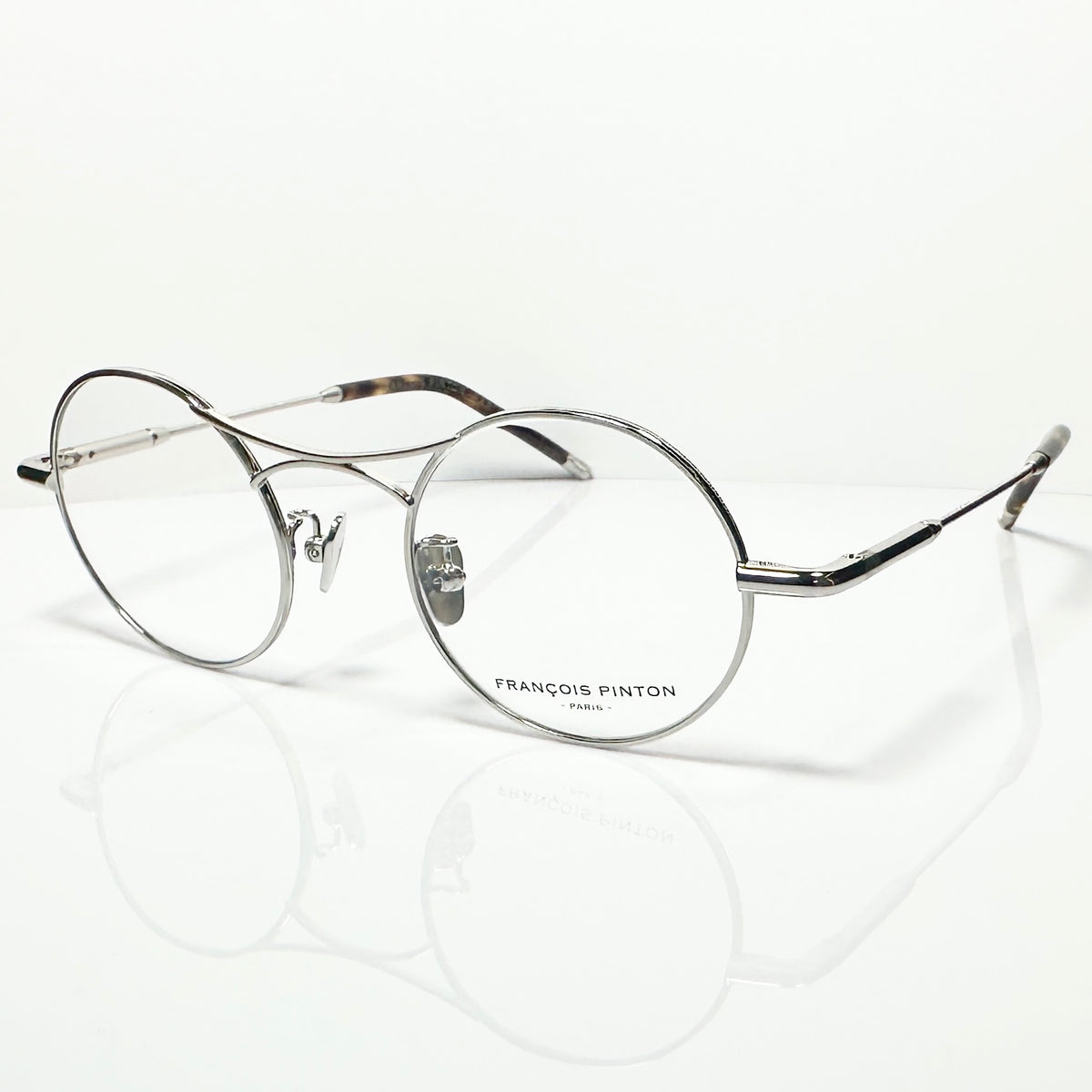 FRANCOIS PINTON ANTIQUE2 LI Eyeglasses Frames in Silver -  Authentic New