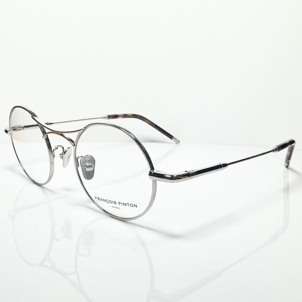 FRANCOIS PINTON ANTIQUE2 LI Eyeglasses Frames in Silver -  Authentic New