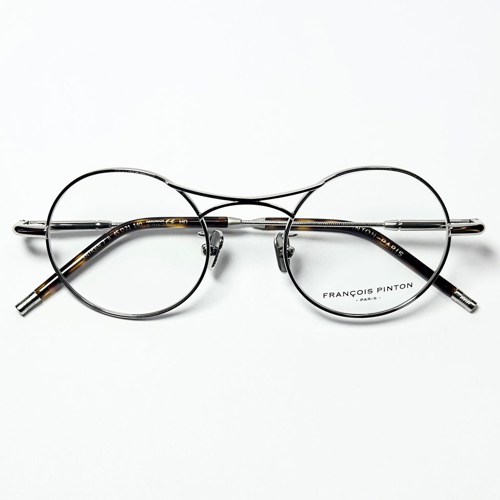 FRANCOIS PINTON ANTIQUE2 LI Eyeglasses Frames in Silver -  Authentic New