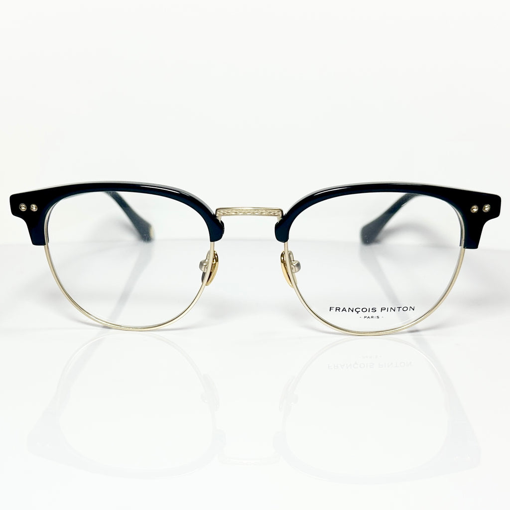 FRANCOIS PINTON BALZAC05 NE Eyeglasses Frames in Black/Gold -  Authentic New