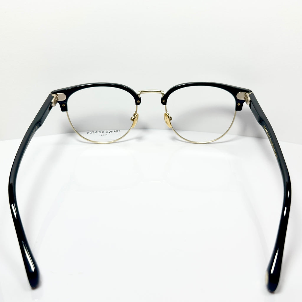 FRANCOIS PINTON BALZAC05 NE Eyeglasses Frames in Black/Gold -  Authentic New