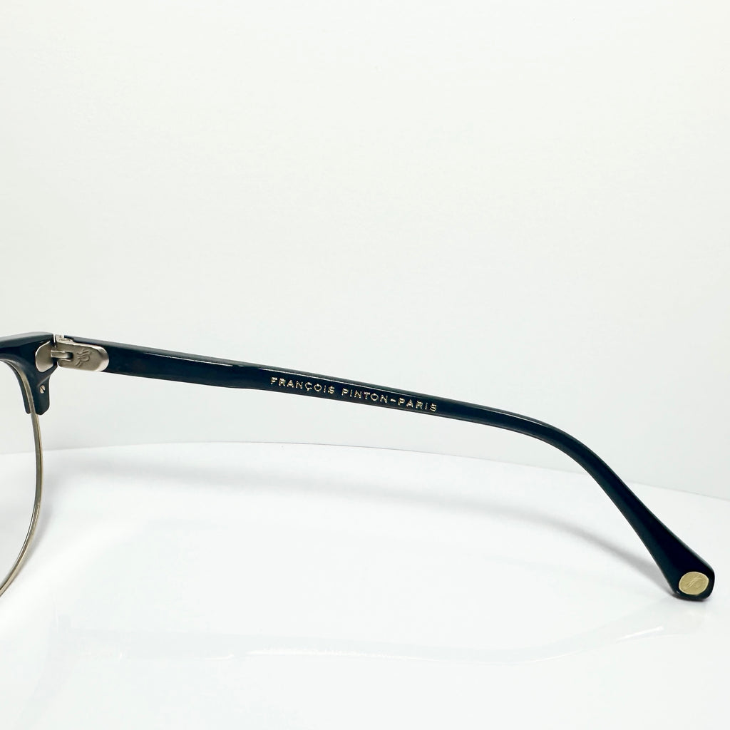 FRANCOIS PINTON BALZAC05 NE Eyeglasses Frames in Black/Gold -  Authentic New
