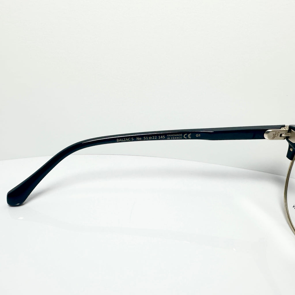 FRANCOIS PINTON BALZAC05 NE Eyeglasses Frames in Black/Gold -  Authentic New