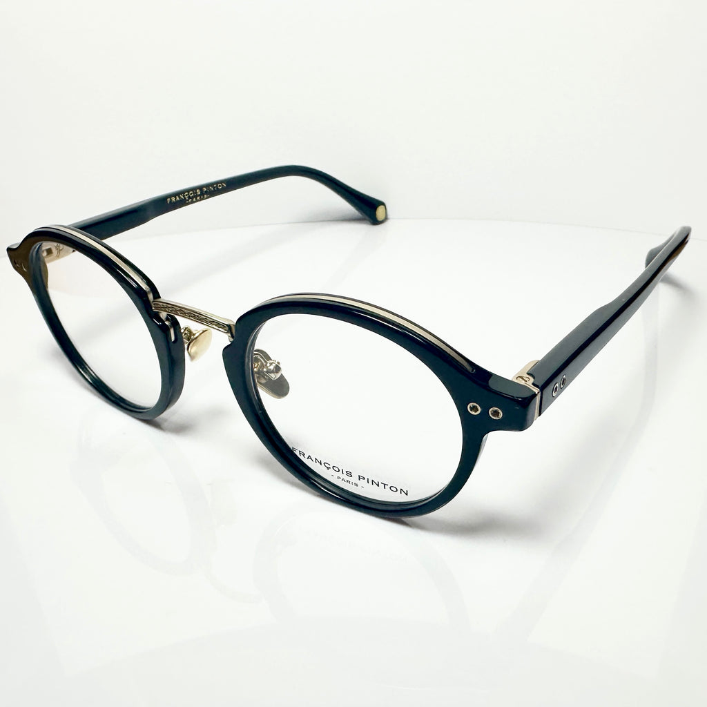 FRANCOIS PINTON BALZAC04 NE Eyeglasses Frames in Black - Authentic New