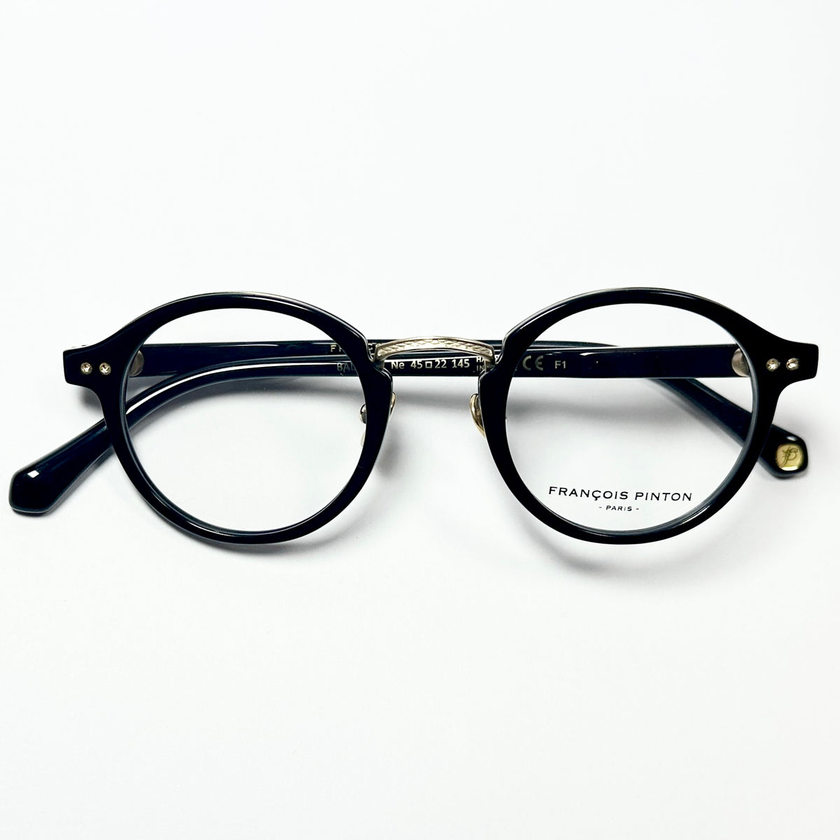 FRANCOIS PINTON BALZAC04 NE Eyeglasses Frames in Black - Authentic New