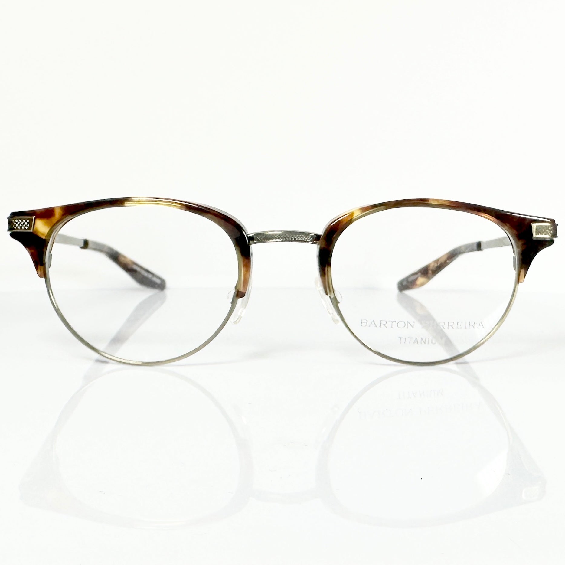 Barton Perreira CLARENDON CHE/ANG Unisex Eyeglasses Frame NEW Authentic