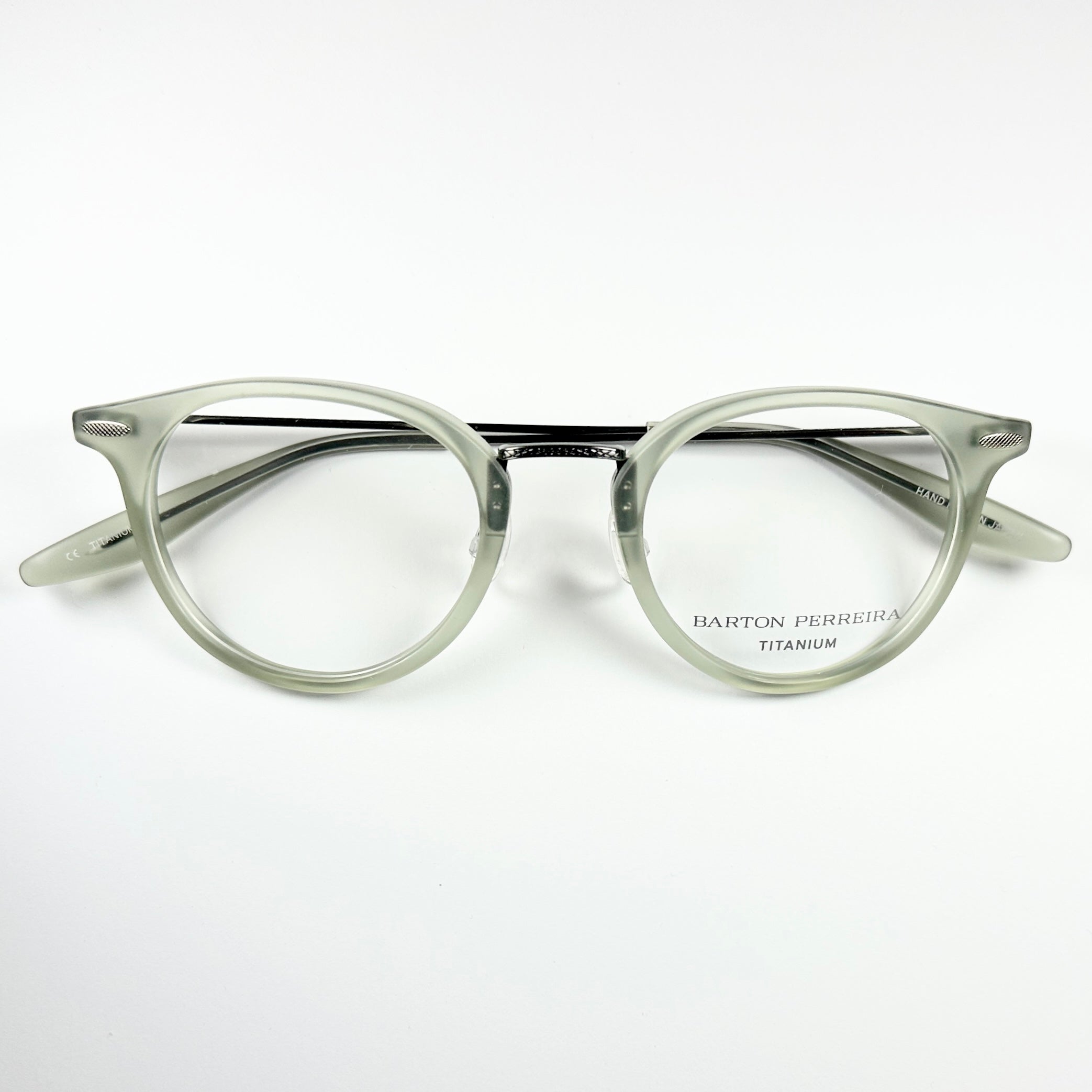 Barton Perreira CAMBRIDGE MAA/PEW Unisex Eyeglasses Frame NEW Authentic