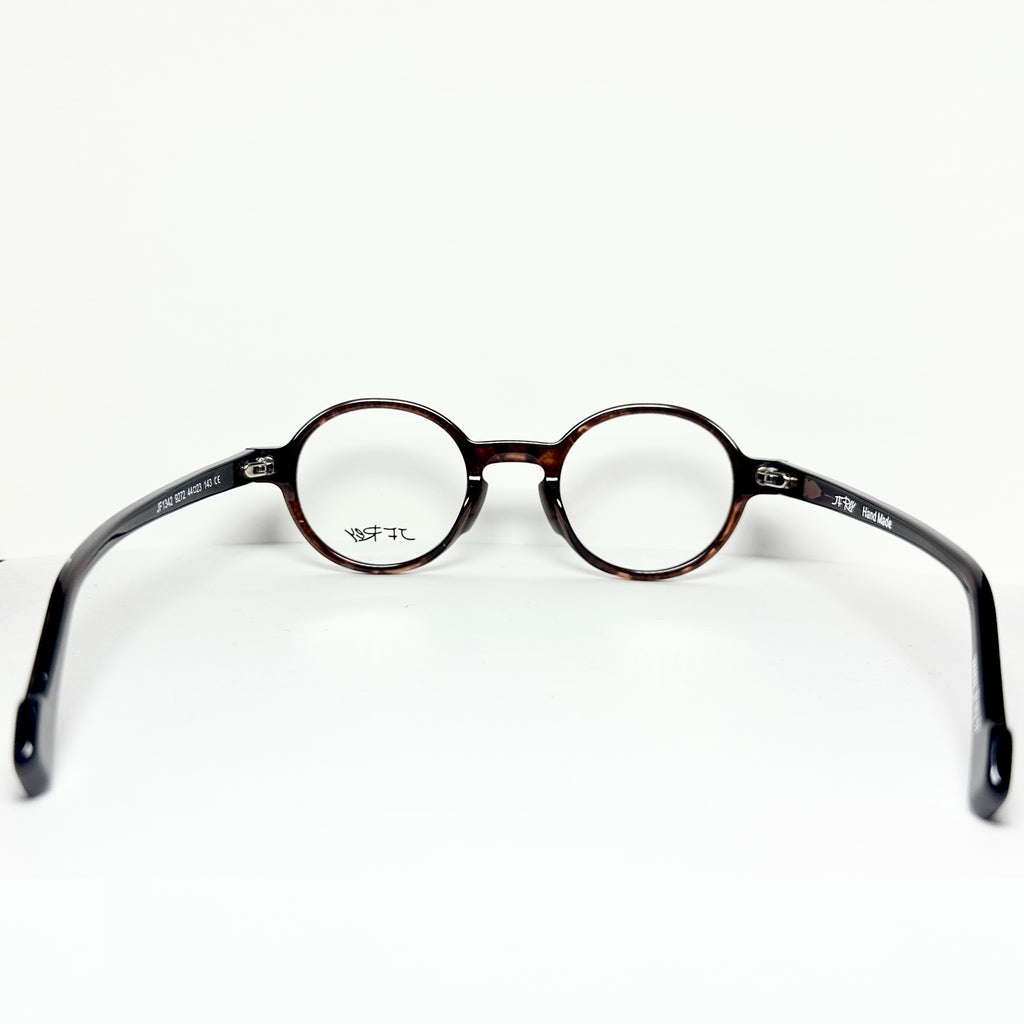 JF Rey JF1342 9272 Round Eyeglasses Frames in Brown Lace/Violet - Authentic New