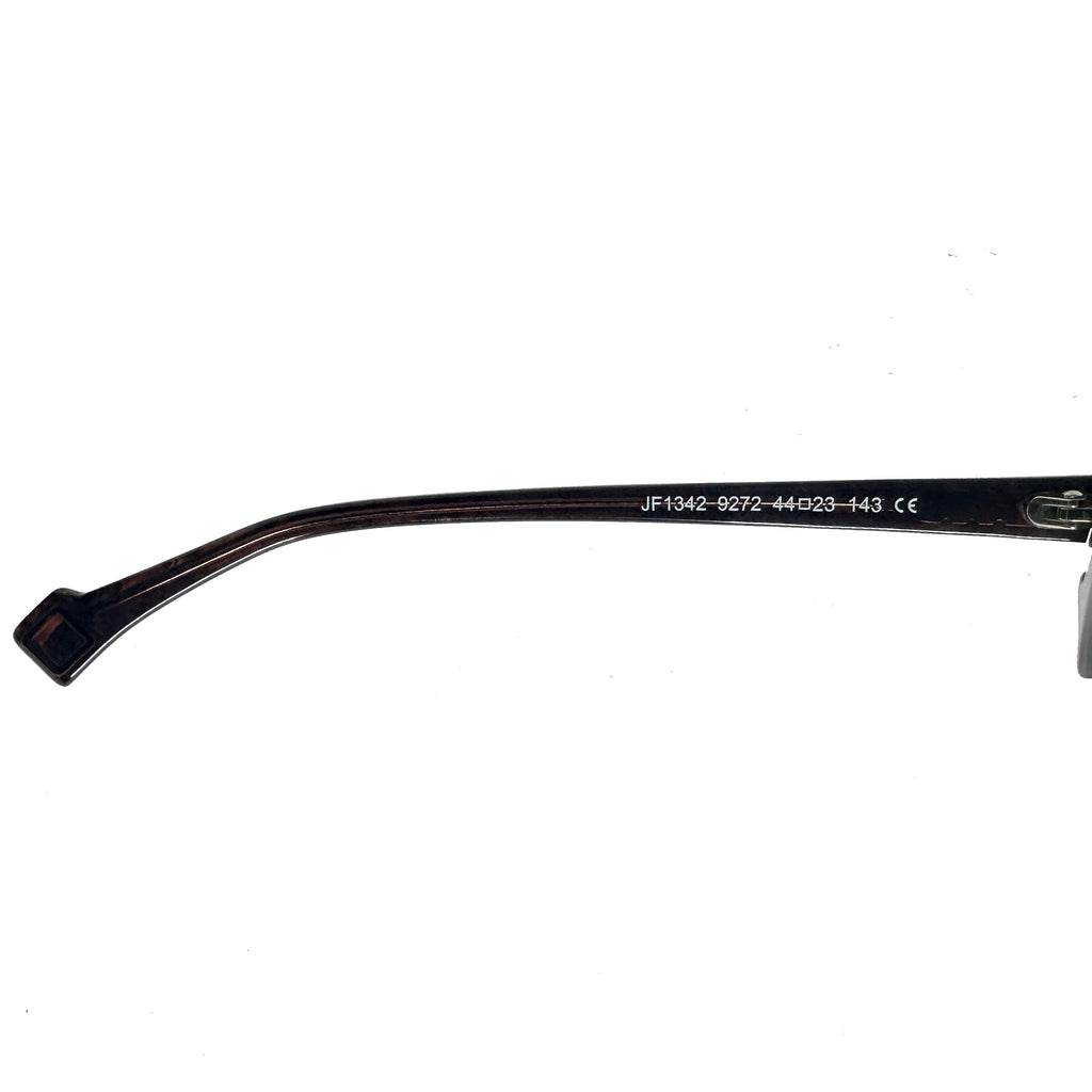 JF Rey JF1342 9272 Round Eyeglasses Frames in Brown Lace/Violet - Authentic New
