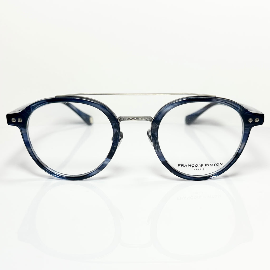 FRANCOIS PINTON BALZAC03 BI Eyeglasses Frames in Blue -  Authentic New