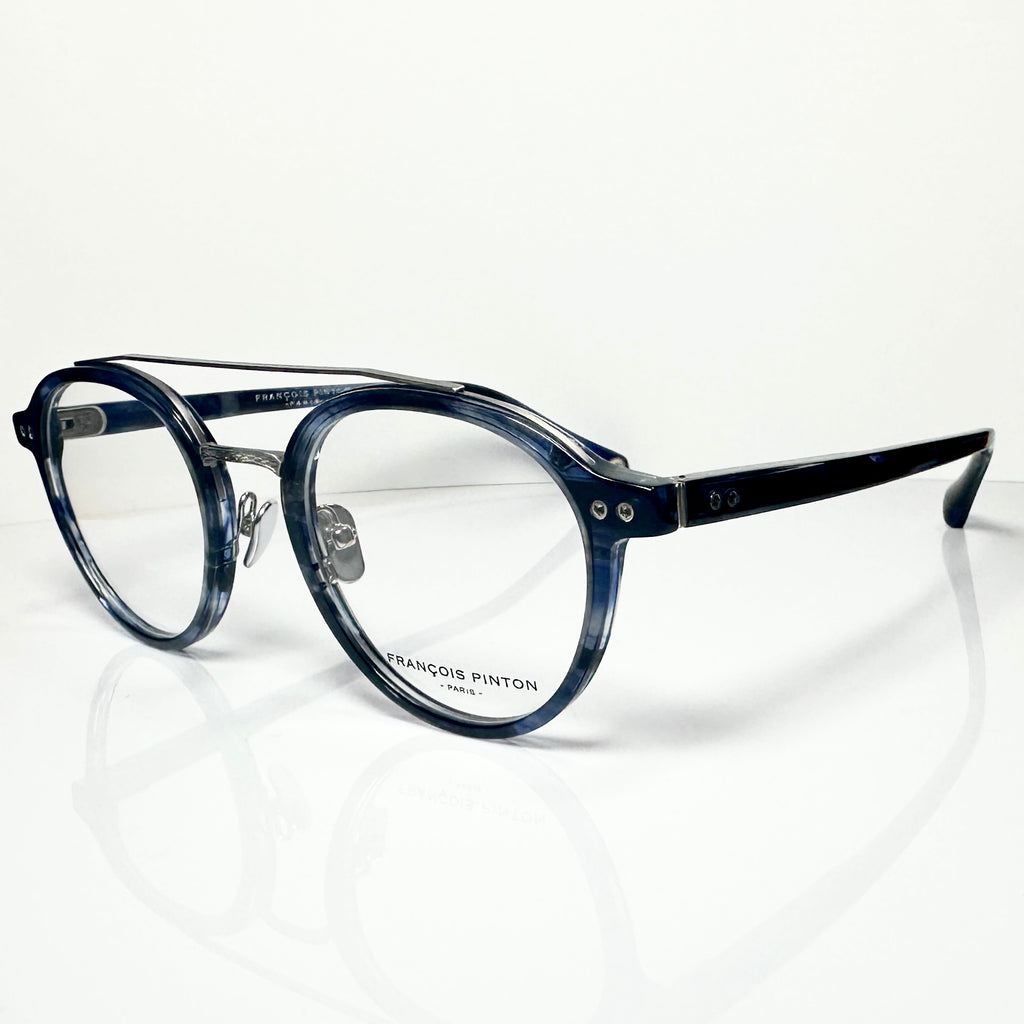 FRANCOIS PINTON BALZAC03 BI Eyeglasses Frames in Blue -  Authentic New