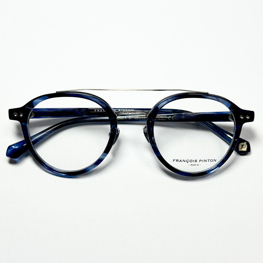 FRANCOIS PINTON BALZAC03 BI Eyeglasses Frames in Blue -  Authentic New