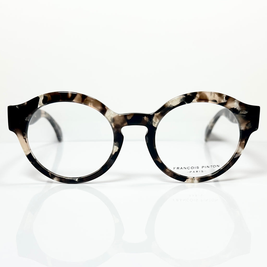 FRANCOIS PINTON NEWSTORY5 ZM Eyeglasses Frames in Black Marble -  Authentic New