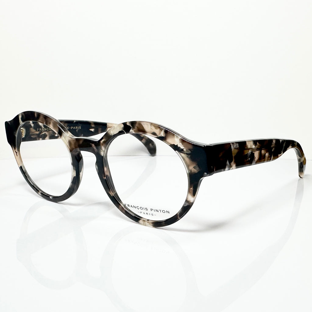 FRANCOIS PINTON NEWSTORY5 ZM Eyeglasses Frames in Black Marble -  Authentic New