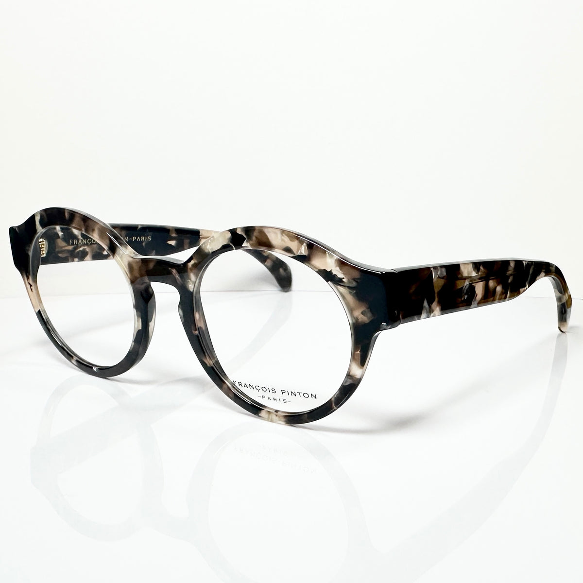 FRANCOIS PINTON NEWSTORY5 ZM Eyeglasses Frames in Black Marble -  Authentic New