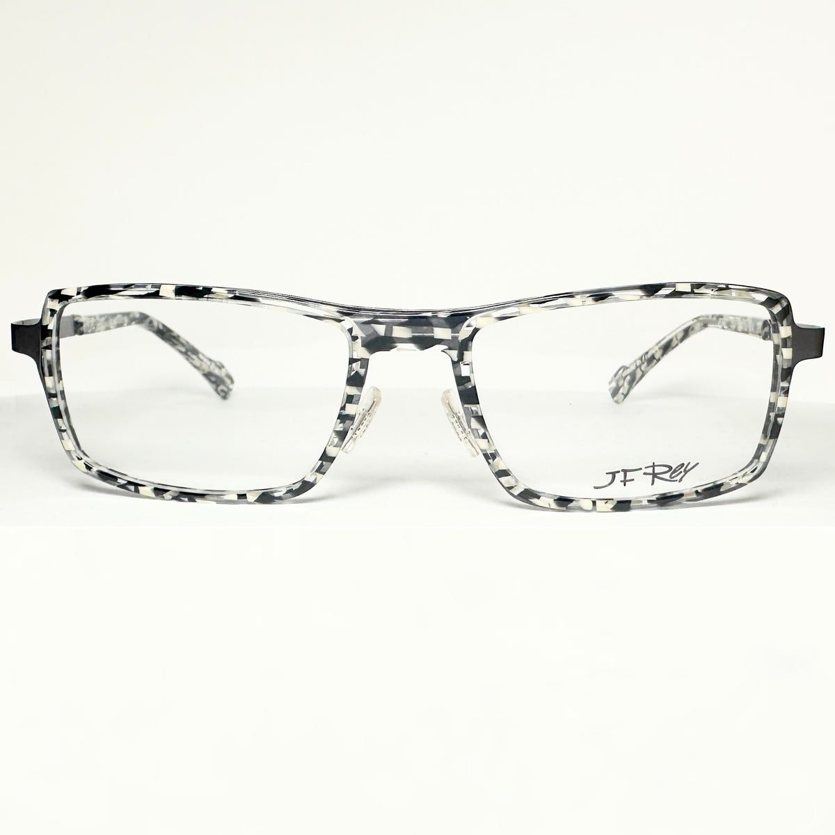 JF Rey JF2647 0503 Men's Eyeglasses Frames in Black White Demi - Authentic New