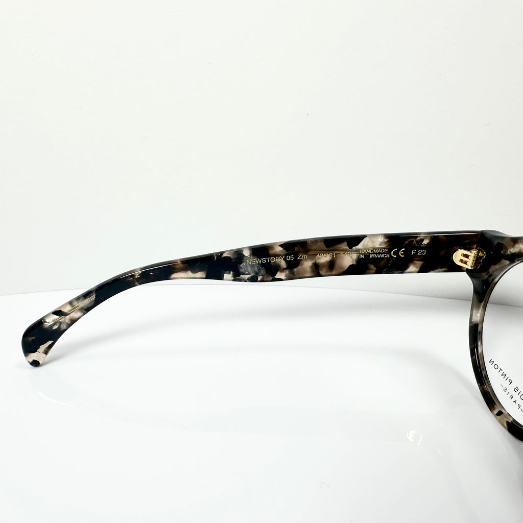 FRANCOIS PINTON NEWSTORY5 ZM Eyeglasses Frames in Black Marble -  Authentic New
