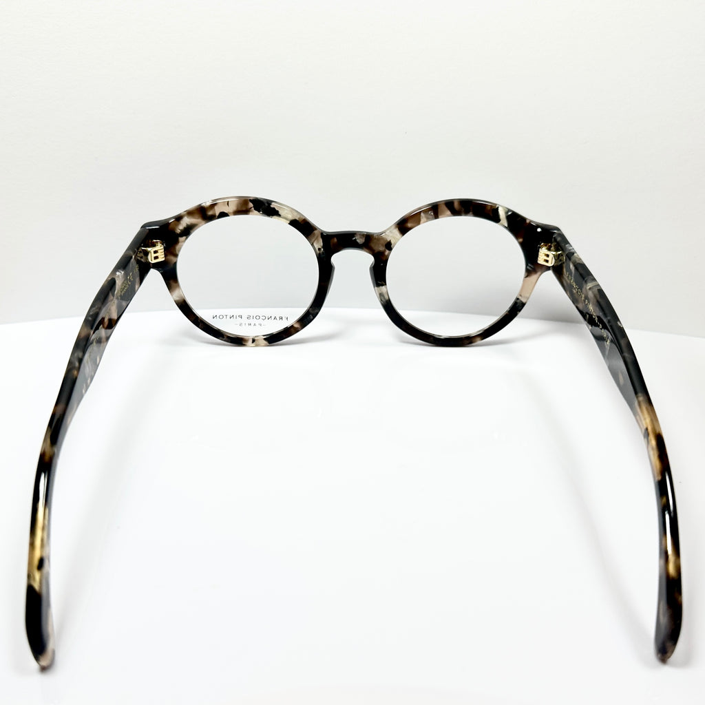FRANCOIS PINTON NEWSTORY5 ZM Eyeglasses Frames in Black Marble -  Authentic New