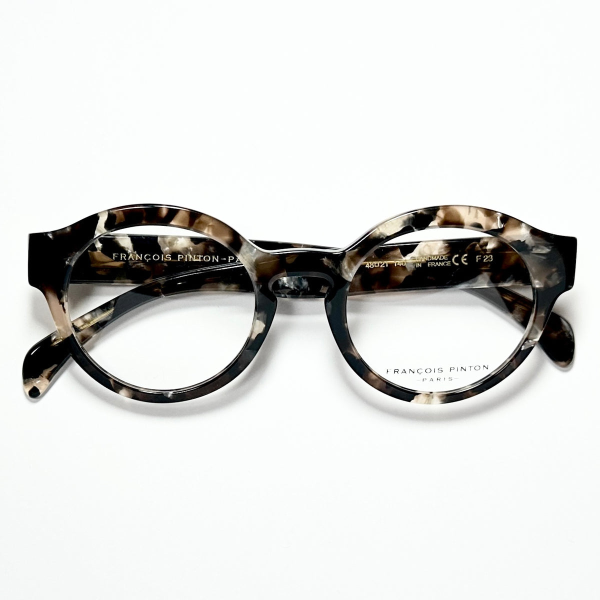 FRANCOIS PINTON NEWSTORY5 ZM Eyeglasses Frames in Black Marble -  Authentic New