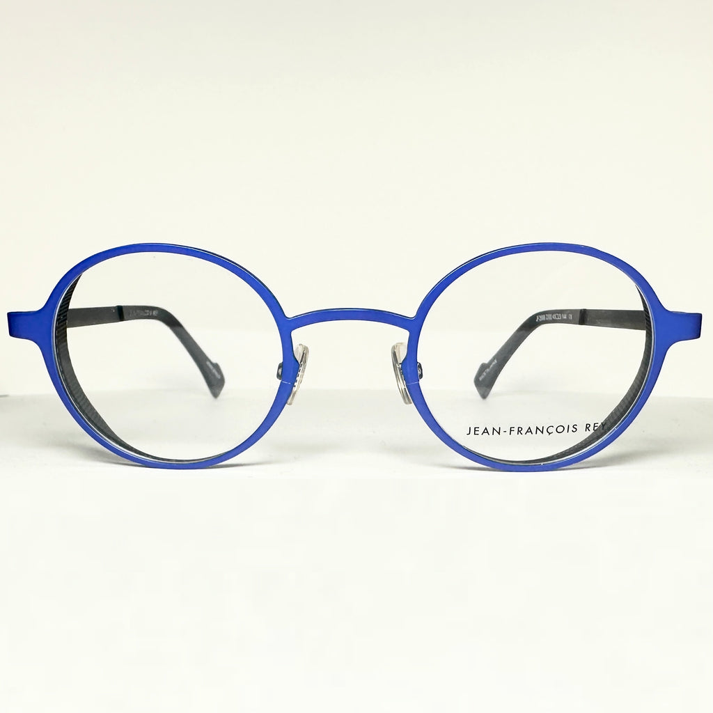 JF Rey JF2666 2300 Round Eyeglasses Frames in Blue - Authentic New