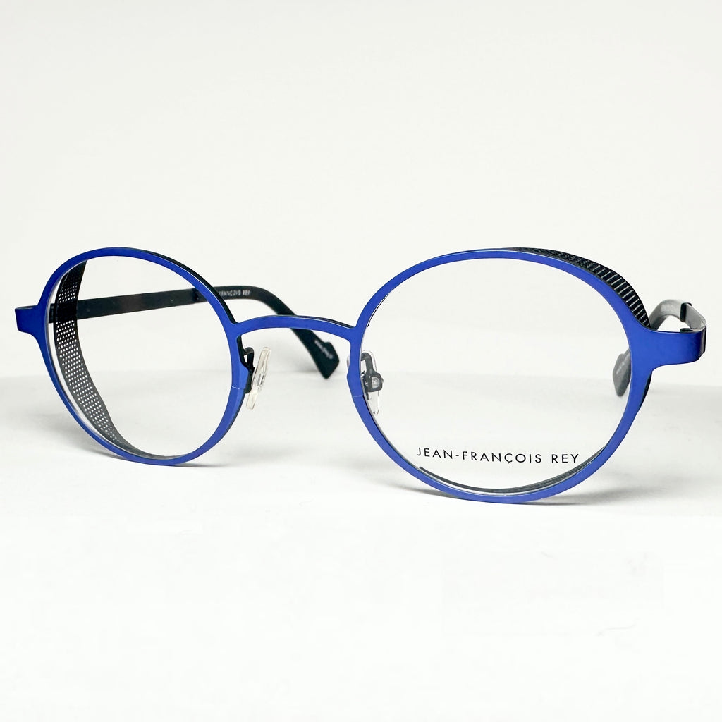 JF Rey JF2666 2300 Round Eyeglasses Frames in Blue - Authentic New