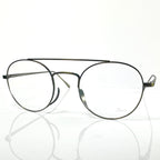 Lunor M13 Mod 02 AG Egg Shape Eyeglasses Frames in Antique Gold - Authentic New