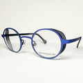 JF Rey JF2666 2300 Round Eyeglasses Frames in Blue - Authentic New