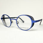 JF Rey JF2666 2300 Round Eyeglasses Frames in Blue - Authentic New