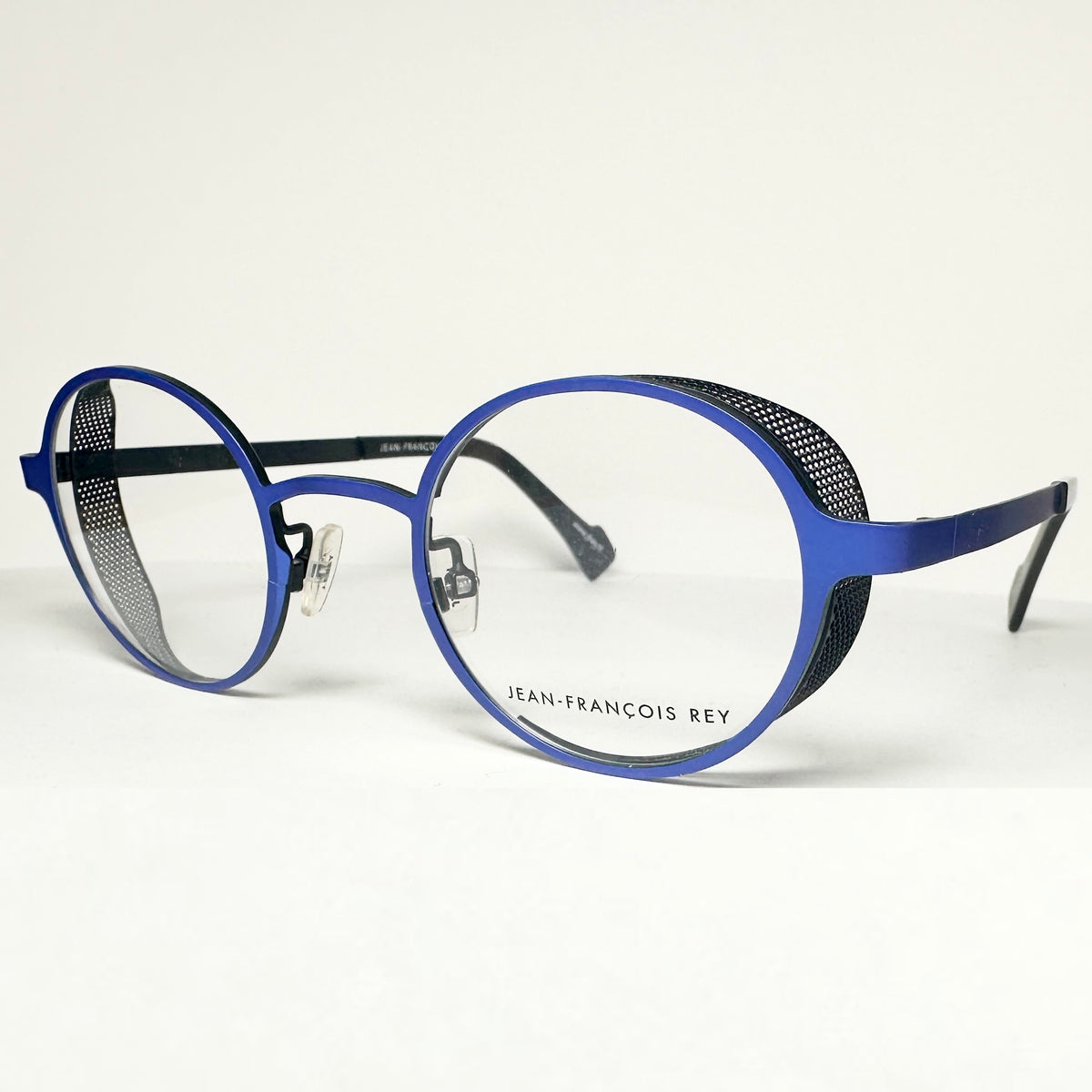 JF Rey JF2666 2300 Round Eyeglasses Frames in Blue - Authentic New