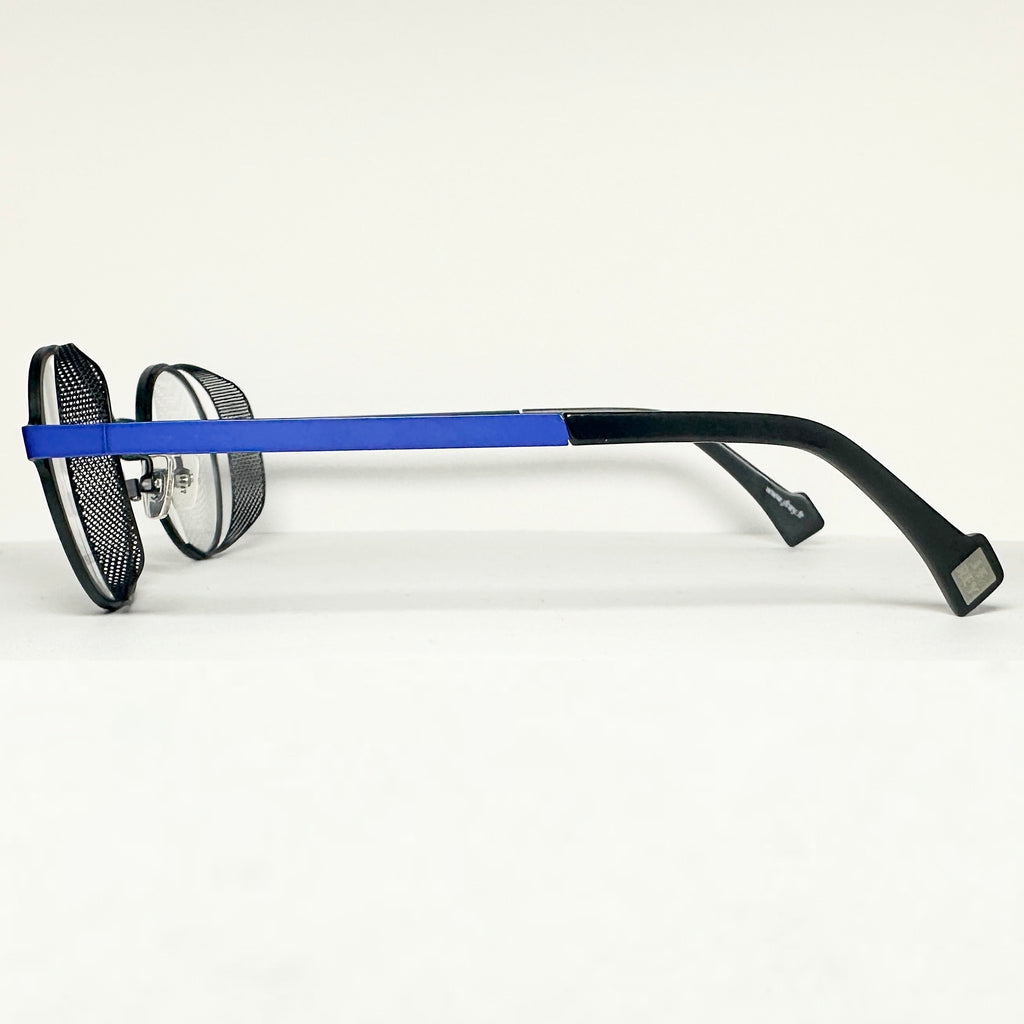 JF Rey JF2666 2300 Round Eyeglasses Frames in Blue - Authentic New
