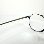 Lunor M13 Mod 02 AG Egg Shape Eyeglasses Frames in Antique Gold - Authentic New