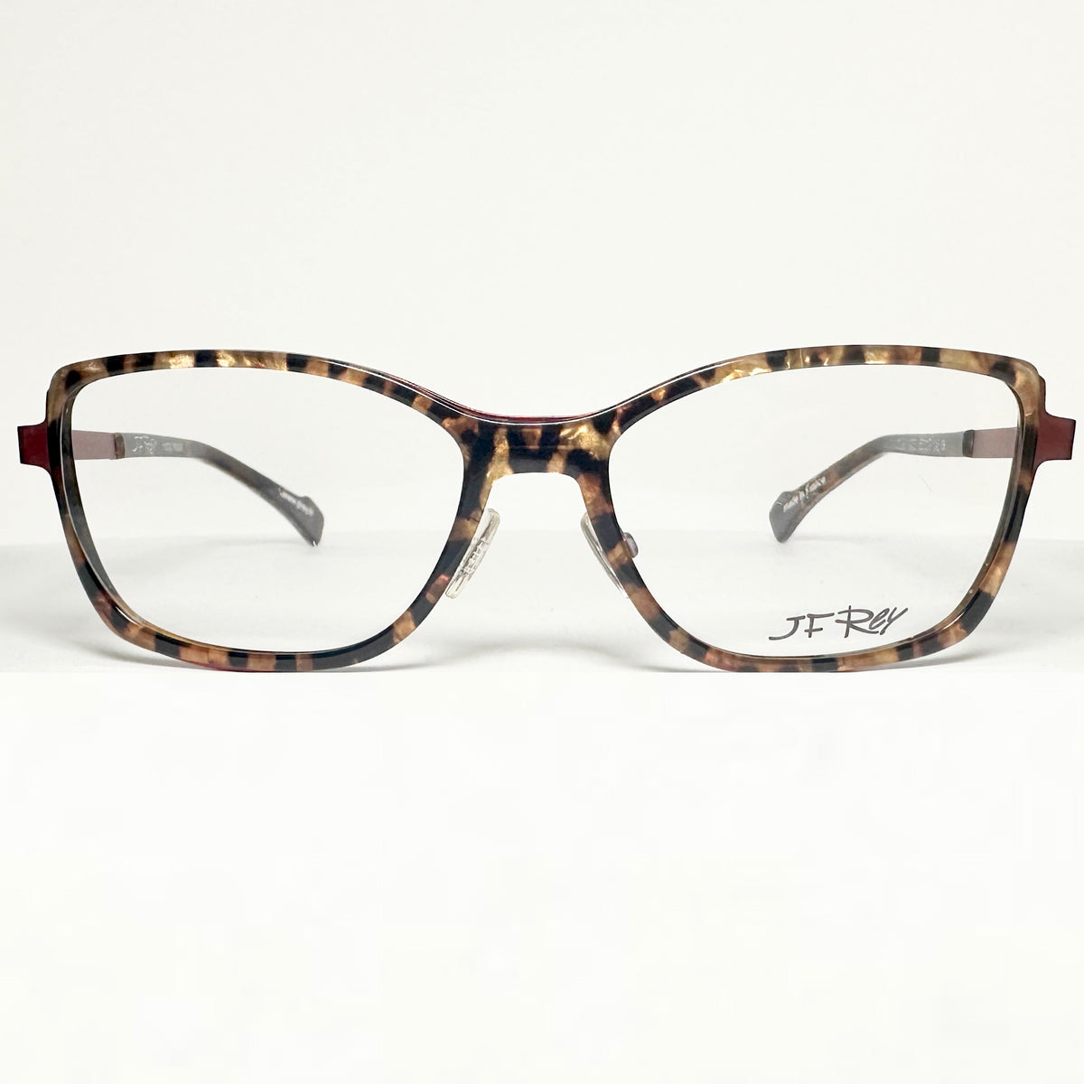 JF Rey JF2645 9335 Eyeglasses Frames in Golden Panther/Red - Authentic New