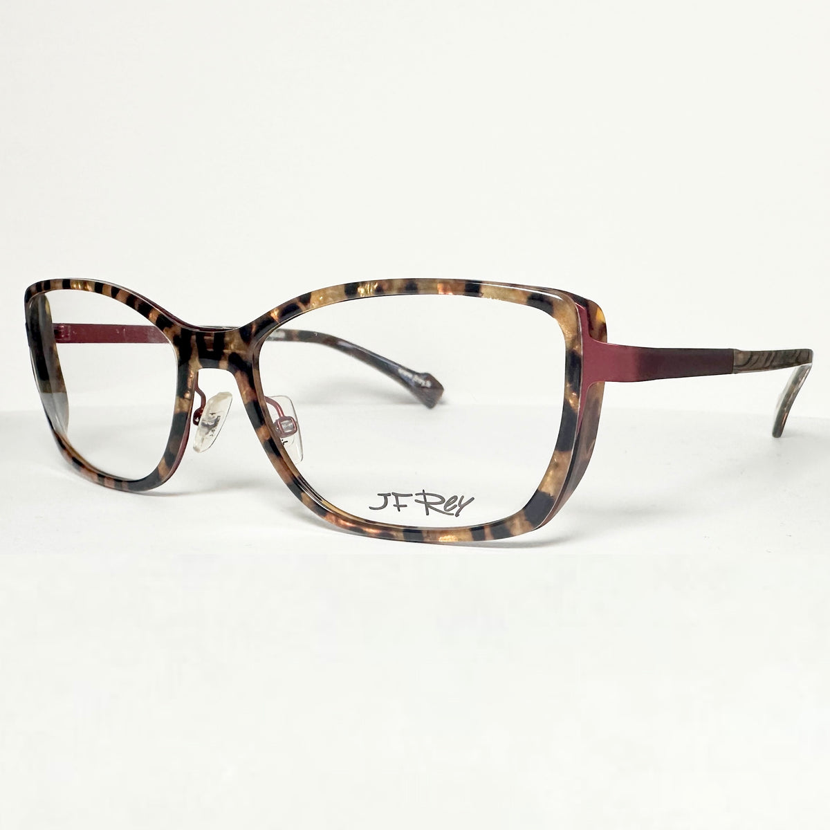 JF Rey JF2645 9335 Eyeglasses Frames in Golden Panther/Red - Authentic New