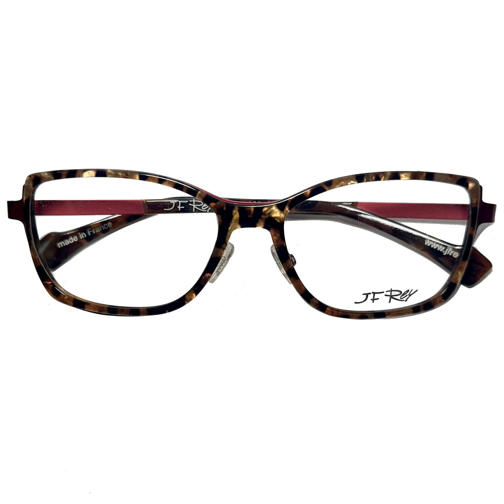 JF Rey JF2645 9335 Eyeglasses Frames in Golden Panther/Red - Authentic New