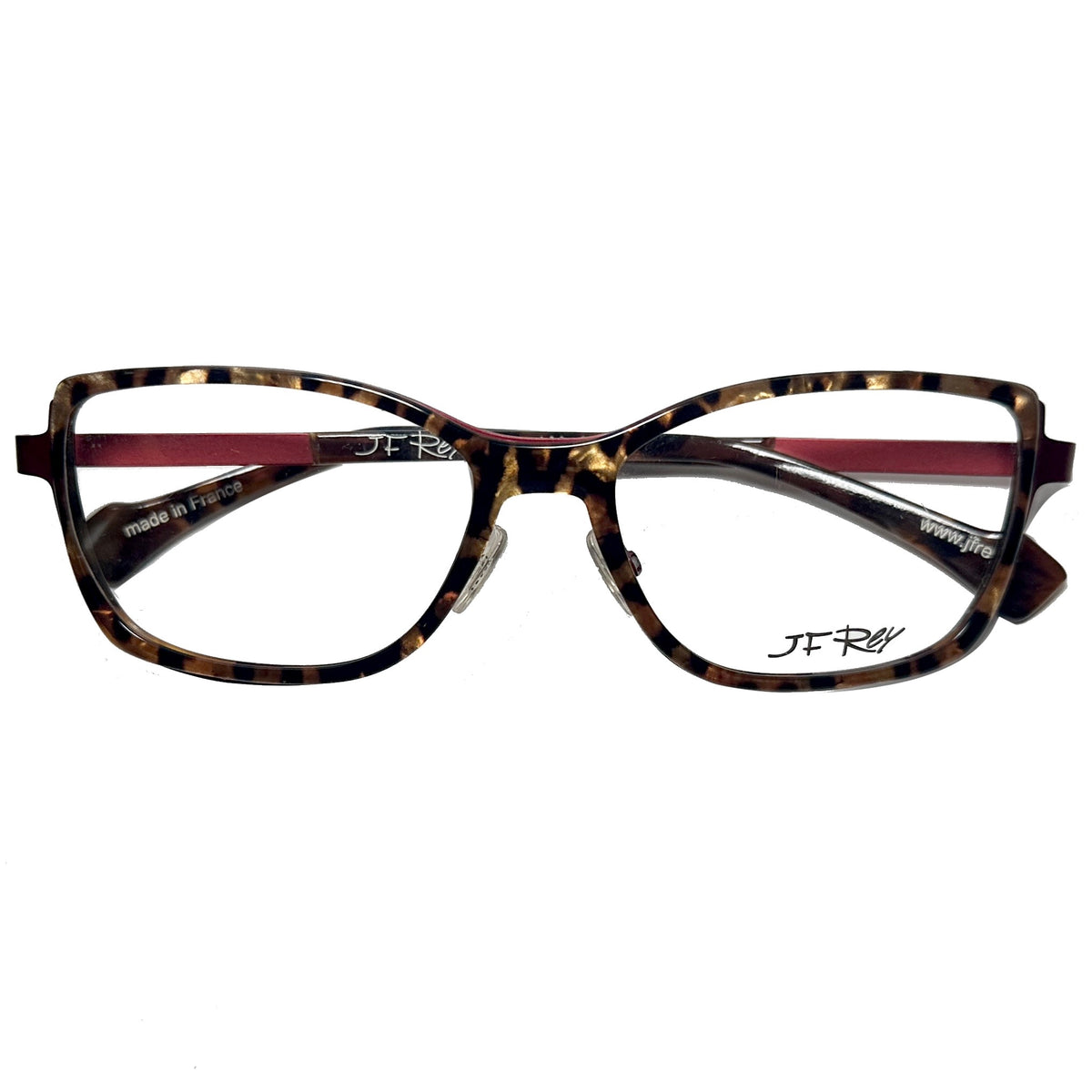 JF Rey JF2645 9335 Eyeglasses Frames in Golden Panther/Red - Authentic New