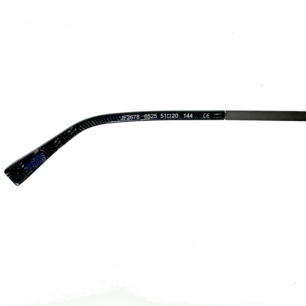 JF Rey JF2678 0525 Eyeglasses Frames in Black Ruthenium Gray - Authentic New