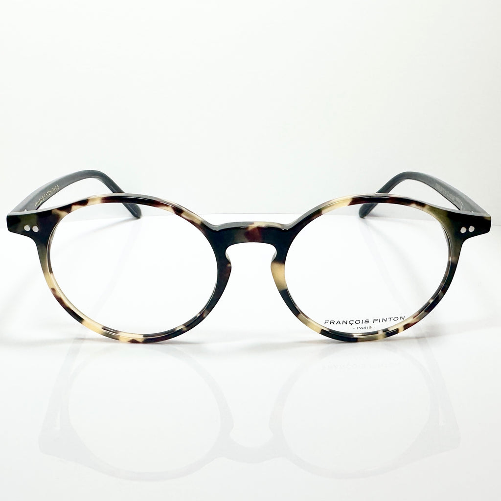 FRANCOIS PINTON TRAVEL31 ZN Round Eyeglasses Frames in Tortoise -  Authentic New