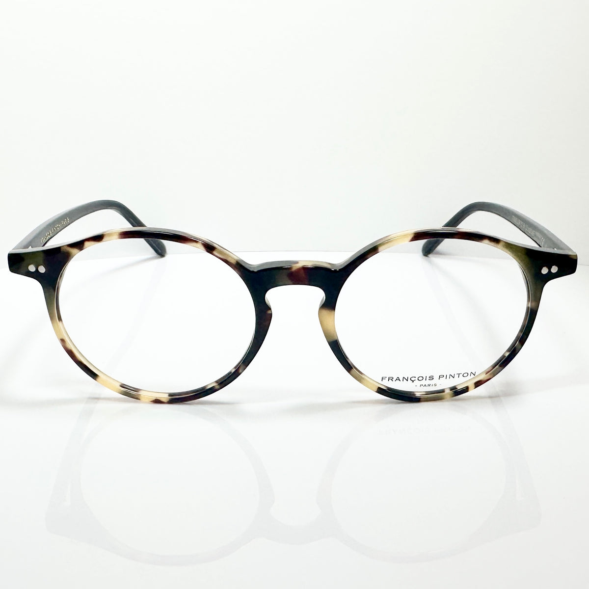 FRANCOIS PINTON TRAVEL31 ZN Round Eyeglasses Frames in Tortoise -  Authentic New