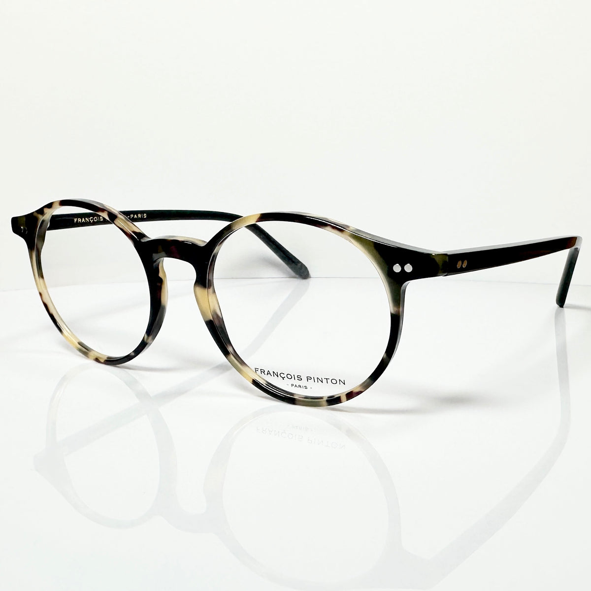 FRANCOIS PINTON TRAVEL31 ZN Round Eyeglasses Frames in Tortoise -  Authentic New