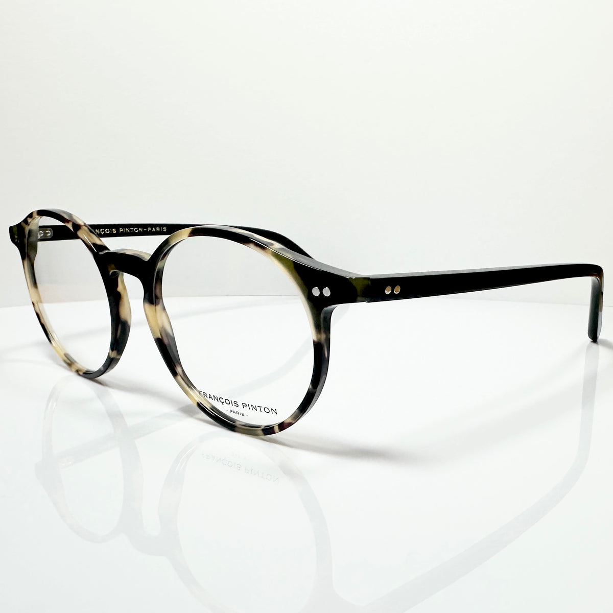 FRANCOIS PINTON TRAVEL31 ZN Round Eyeglasses Frames in Tortoise -  Authentic New