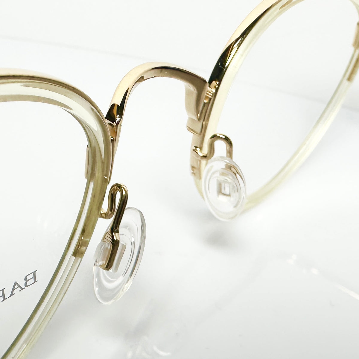 Barton Perreira AINO CHA/GOL Unisex Eyeglasses Frame NEW Authentic