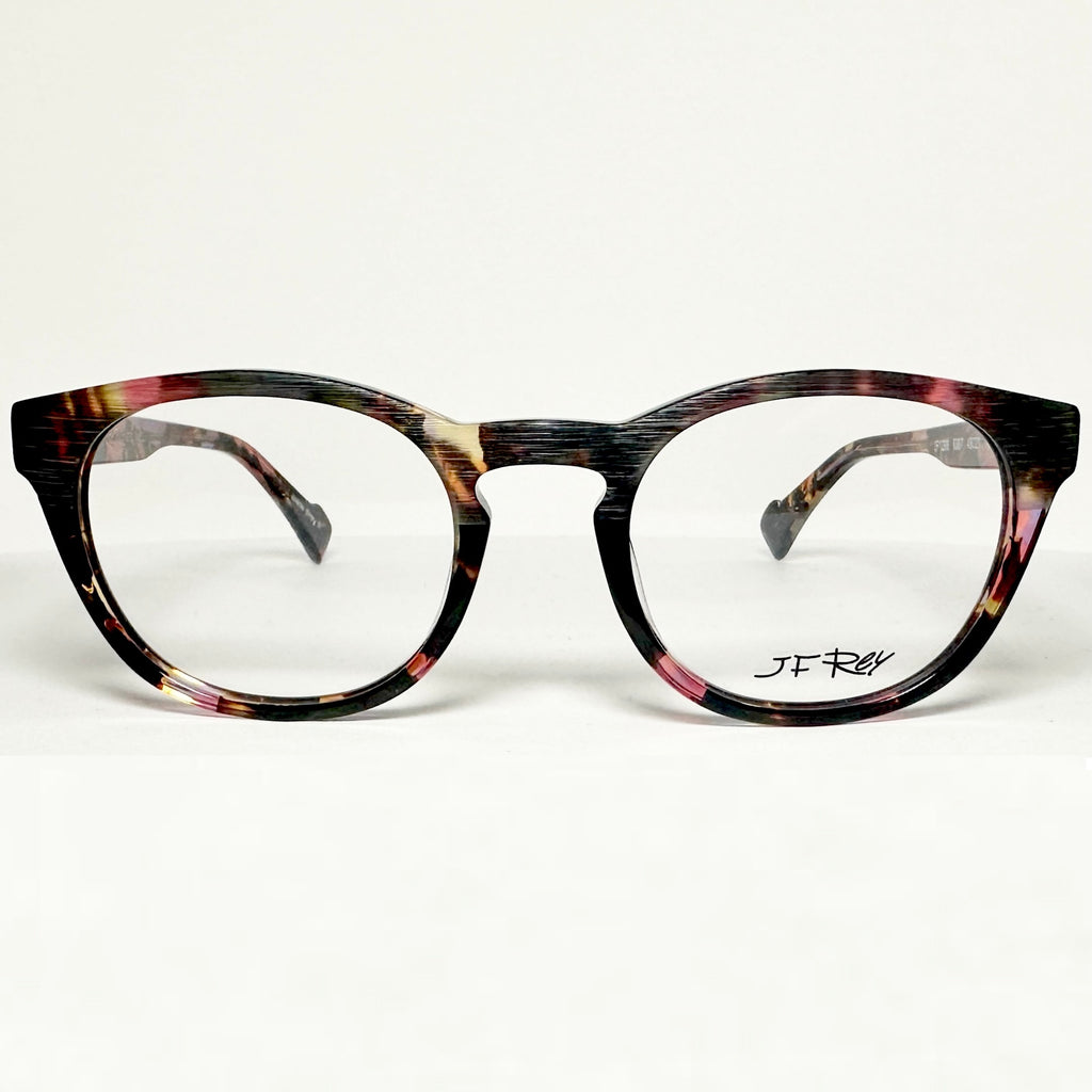 JF Rey JF1298 8387 Eyeglasses Frames in Black/Purple - Authentic New