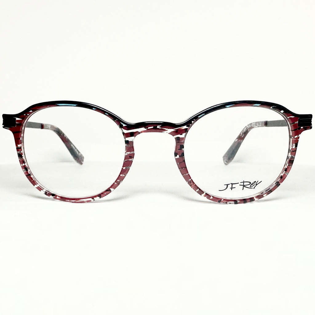 JF Rey JF1367 3500 Women's Eyeglasses Frames in Red/Black - Authentic New