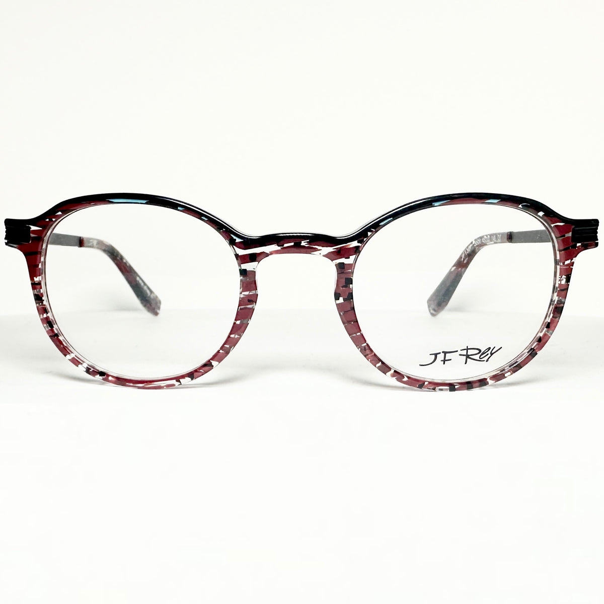 JF Rey JF1367 3500 Women's Eyeglasses Frames in Red/Black - Authentic New